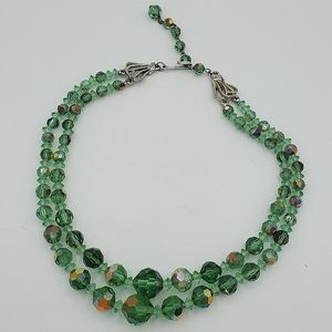Vintage glass necklace